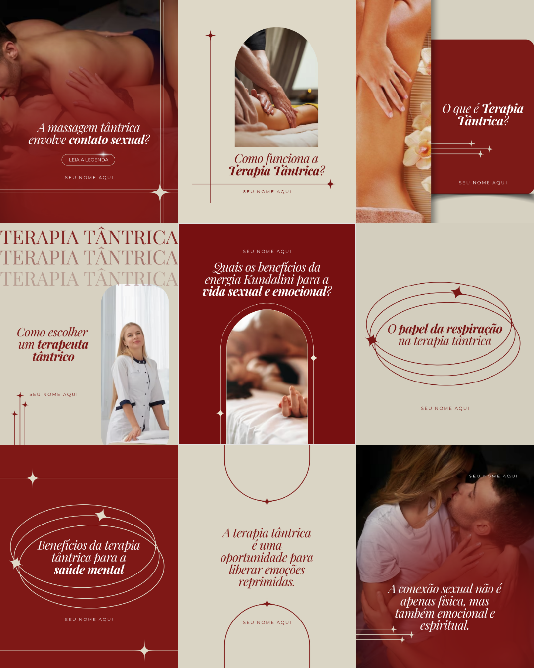 Conteúdos para Terapia Tântrica