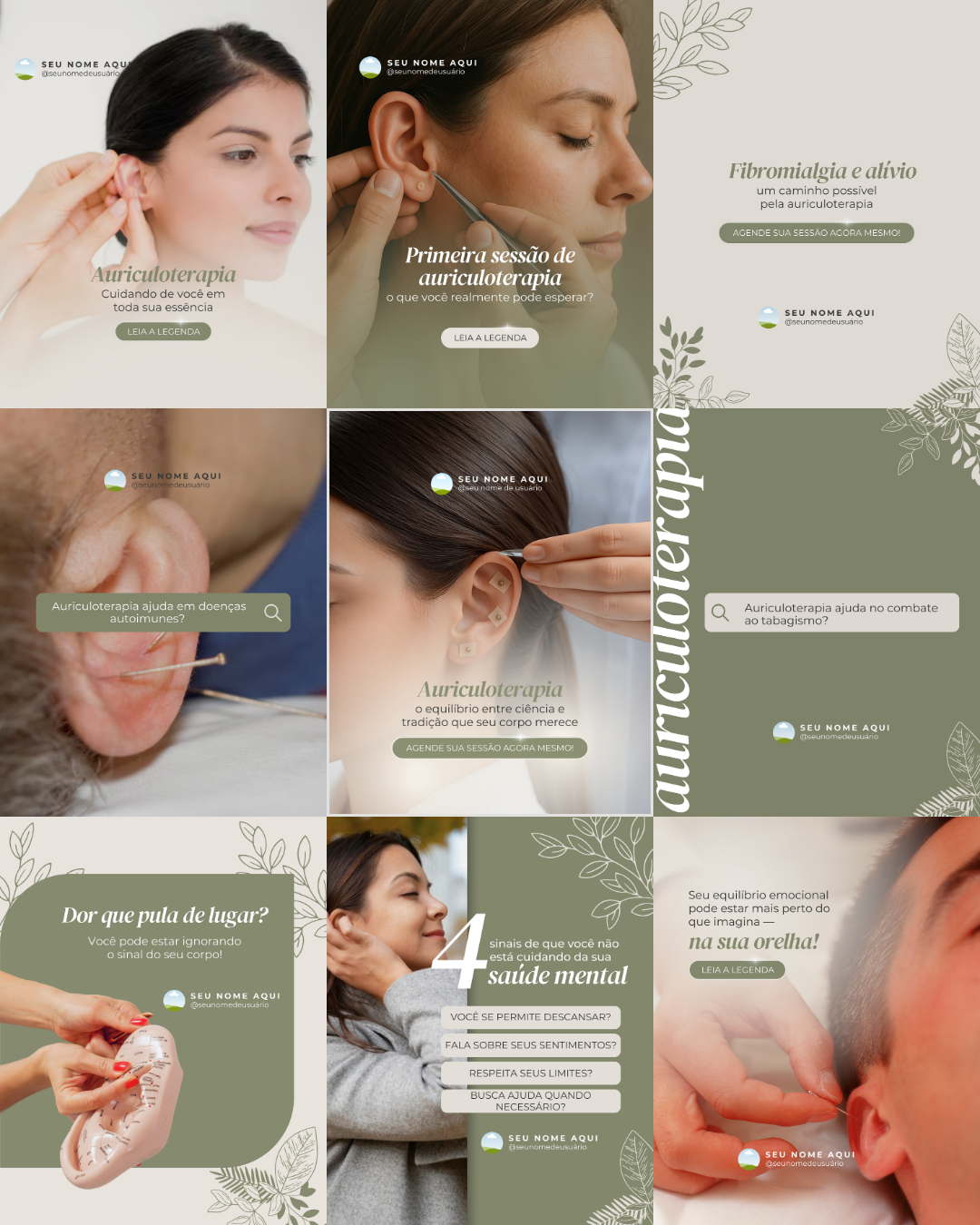 Conteúdos para Auriculoterapia